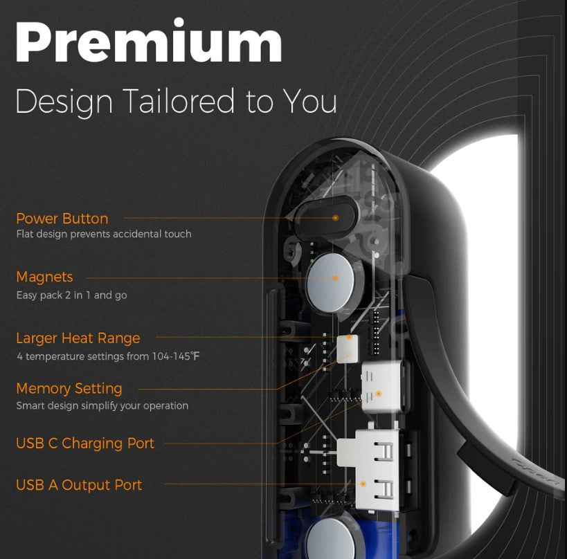 Magnetic Rechargeable Hand Warmers